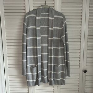 Athleta Highlands Wrap Long Sweater Sz L